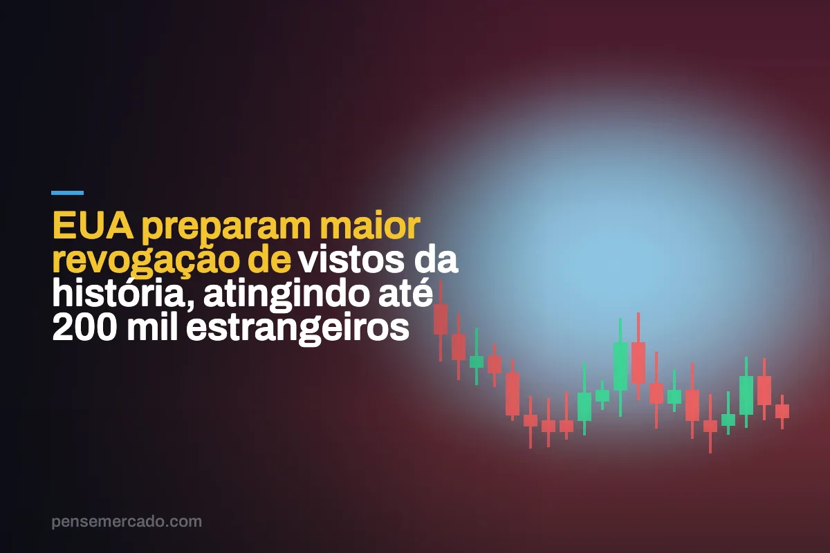 EUA preparam maior revogação de vistos da história, atingindo até 200 mil estrangeiros