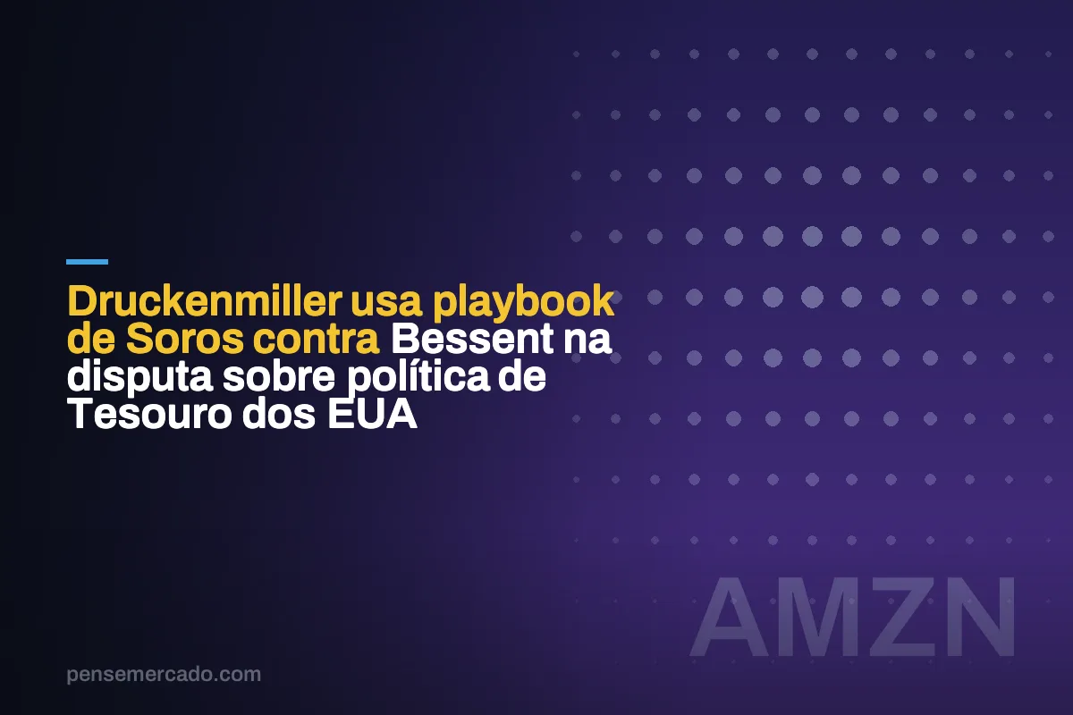 Druckenmiller usa playbook de Soros contra Bessent na disputa sobre política de Tesouro dos EUA