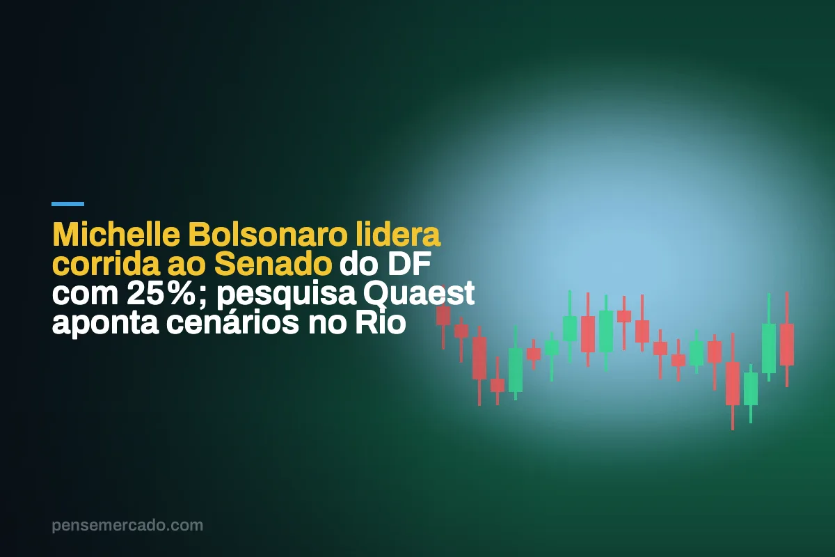Michelle Bolsonaro lidera corrida ao Senado do DF com 25%; pesquisa Quaest aponta cenários no Rio