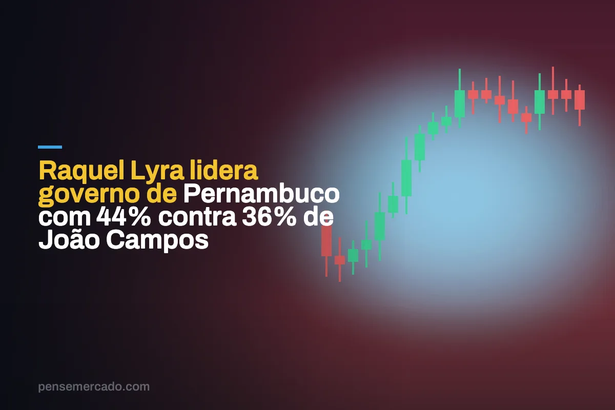 Raquel Lyra lidera governo de Pernambuco com 44% contra 36% de João Campos