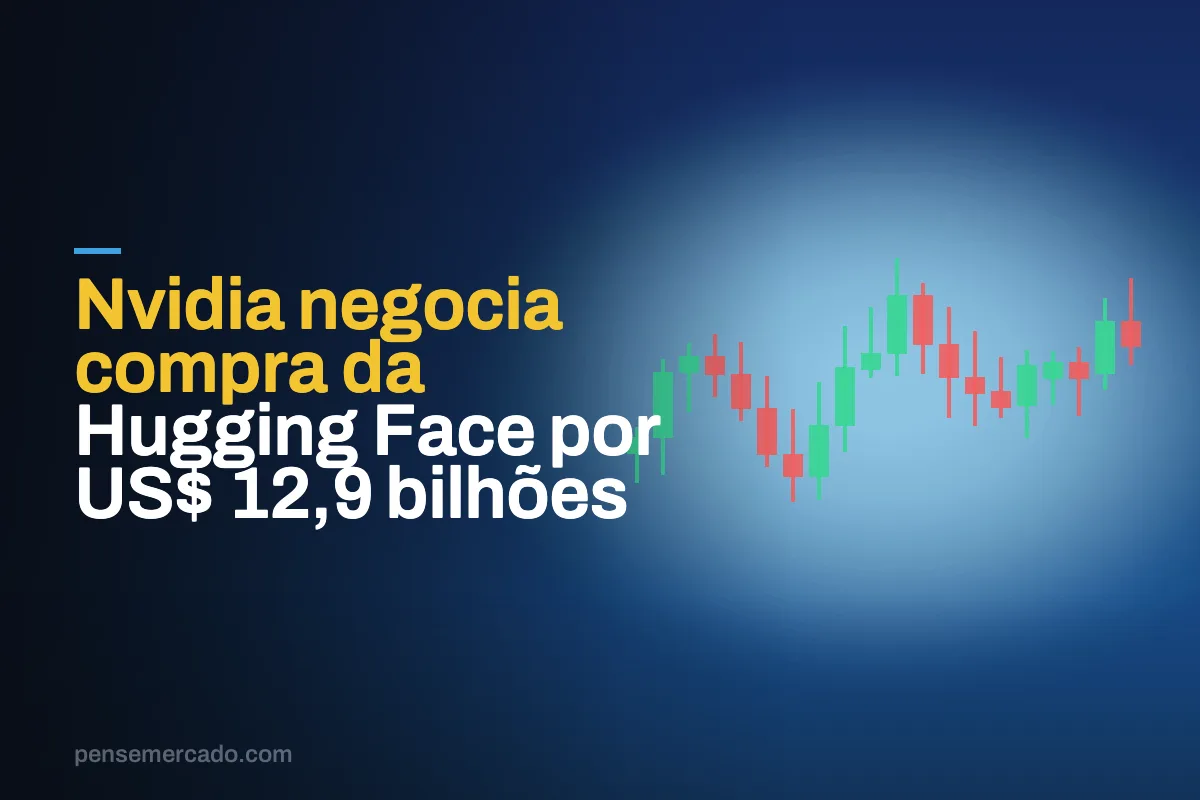 Nvidia negocia compra da Hugging Face por US$ 12,9 bilhões