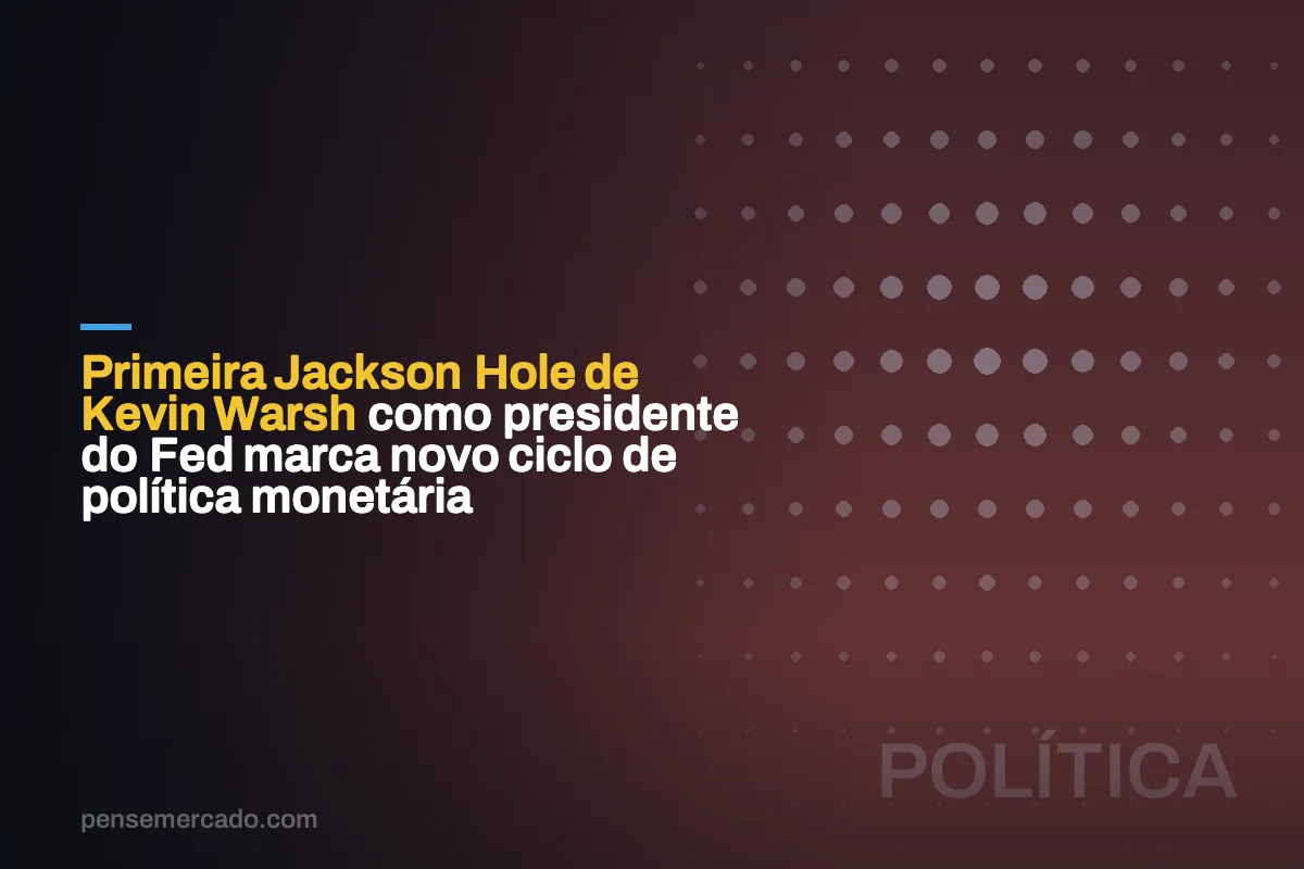 Primeira Jackson Hole de Kevin Warsh como presidente do Fed marca novo ciclo de política monetária