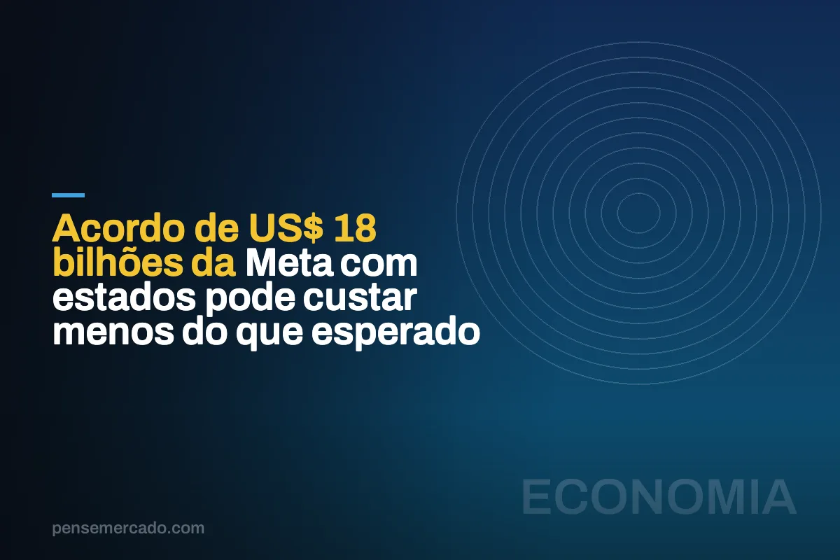 Acordo de US$ 18 bilhões da Meta com estados pode custar menos do que esperado