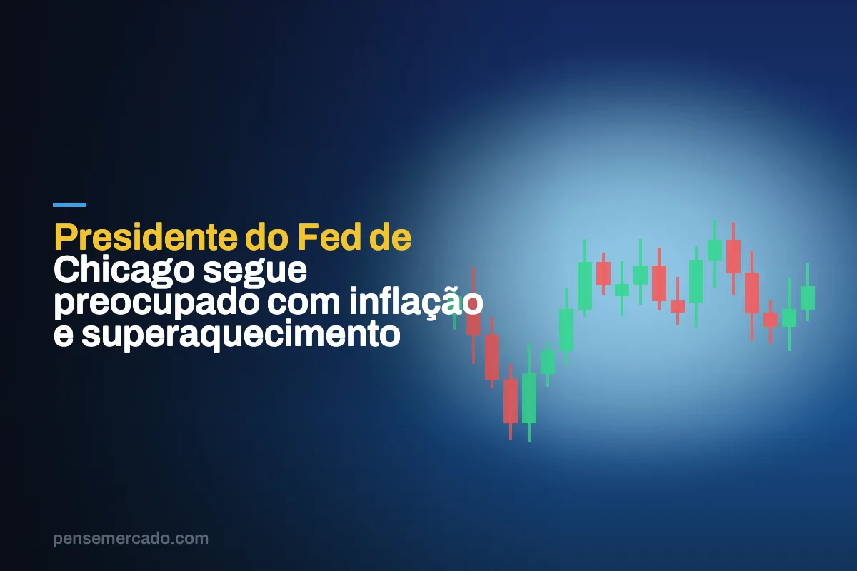 Presidente do Fed de Chicago segue preocupado com inflação e superaquecimento
