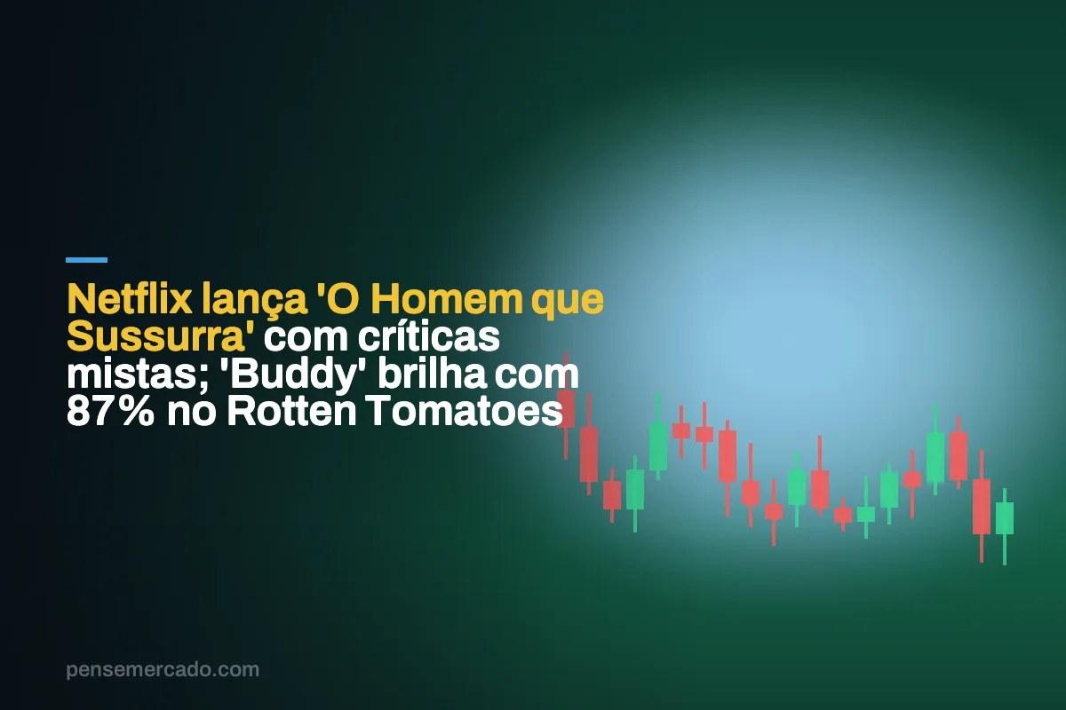Netflix lança 'O Homem que Sussurra' com críticas mistas; 'Buddy' brilha com 87% no Rotten Tomatoes