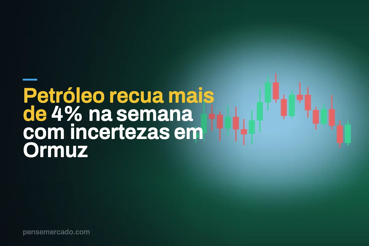 Petróleo recua mais de 4% na semana com incertezas em Ormuz