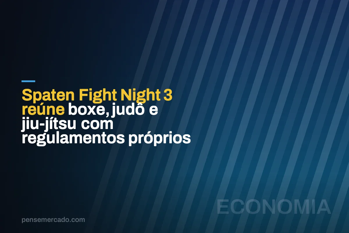 Spaten Fight Night 3 reúne boxe, judô e jiu-jítsu com regulamentos próprios