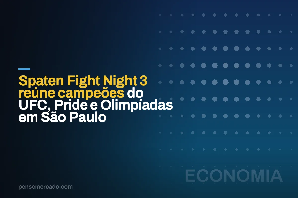Spaten Fight Night 3 reúne campeões do UFC, Pride e Olimpíadas em São Paulo