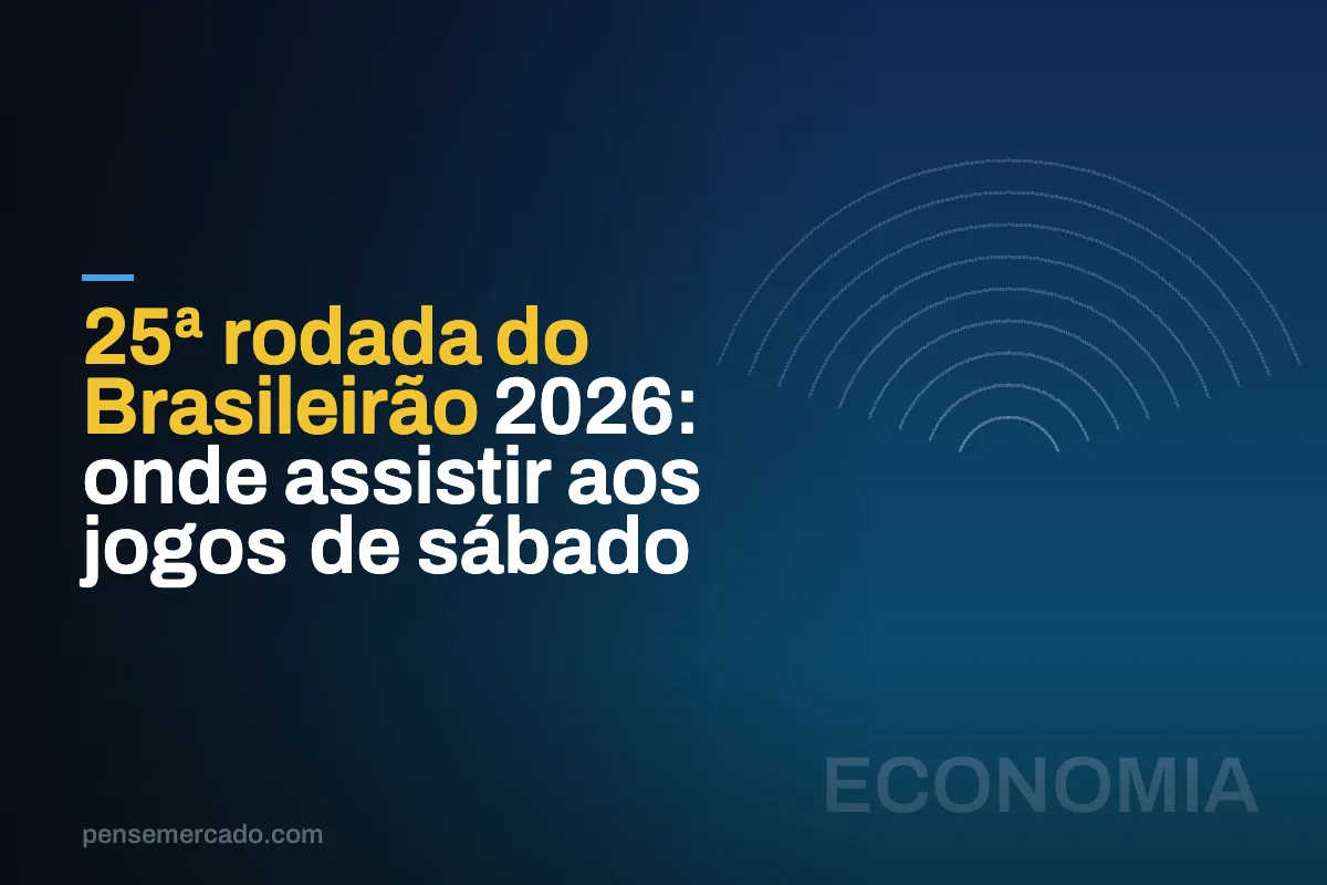 25ª rodada do Brasileirão 2026: onde assistir aos jogos de sábado