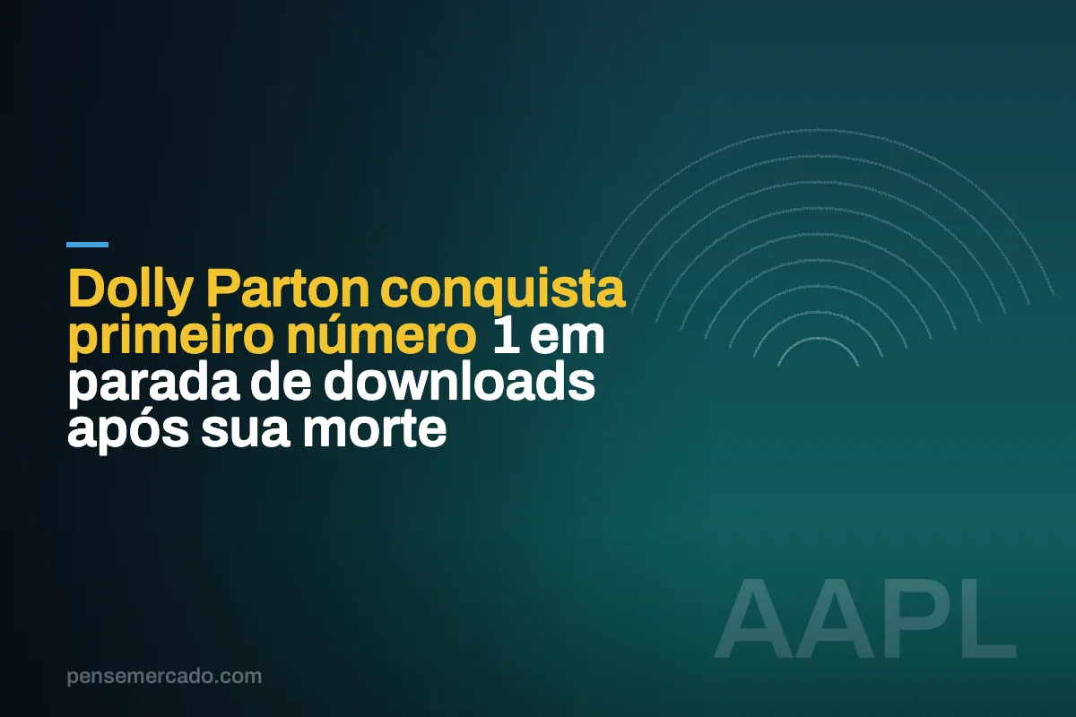 Dolly Parton conquista primeiro número 1 em parada de downloads após sua morte
