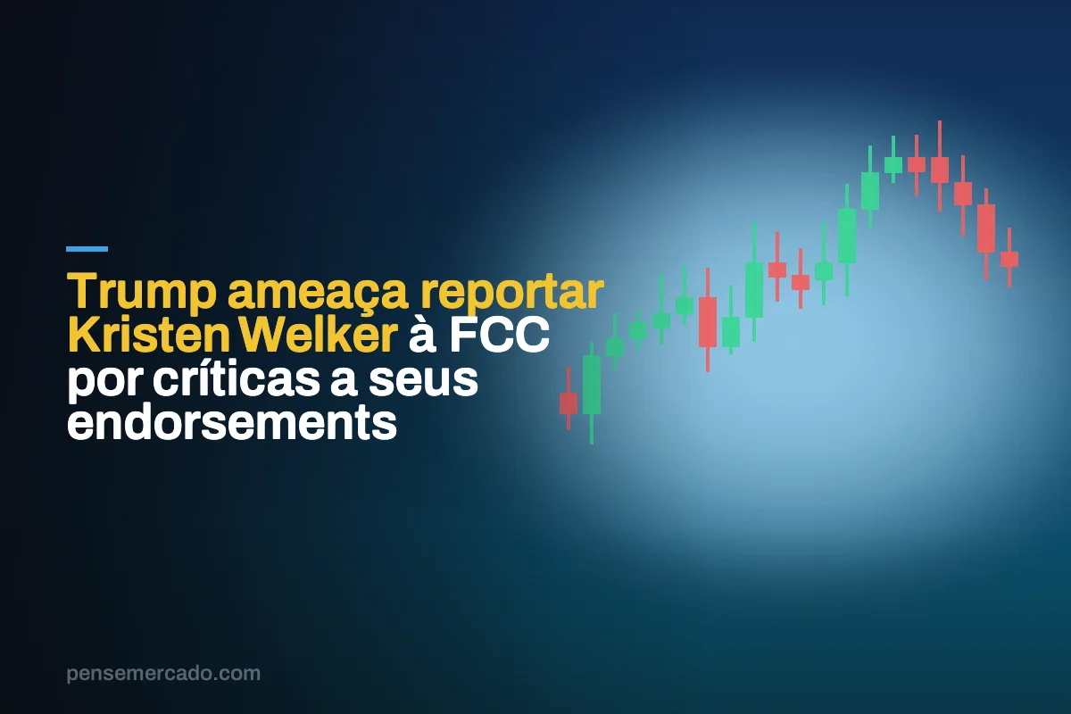 Trump ameaça reportar Kristen Welker à FCC por críticas a seus endorsements