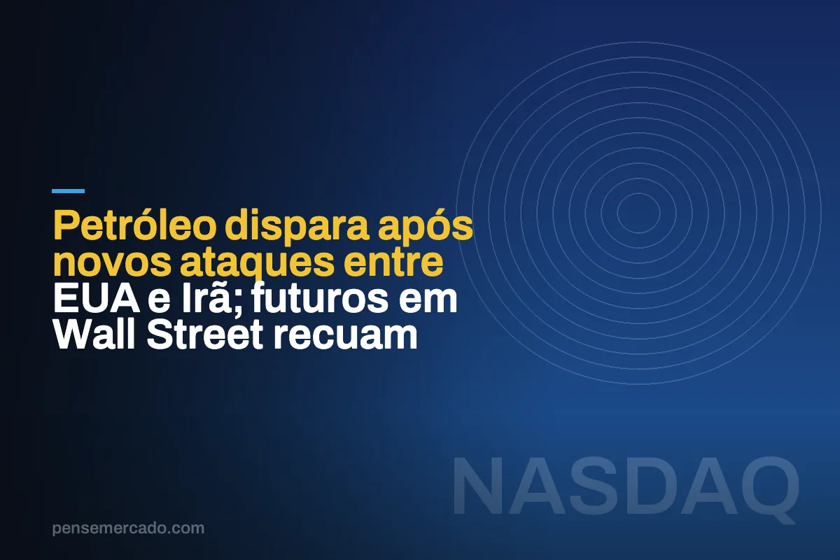 Petróleo dispara após novos ataques entre EUA e Irã; futuros em Wall Street recuam