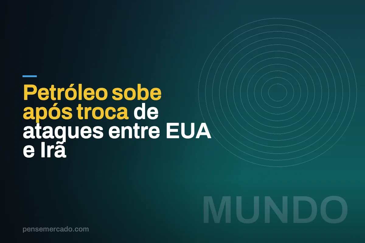 Petróleo sobe após troca de ataques entre EUA e Irã