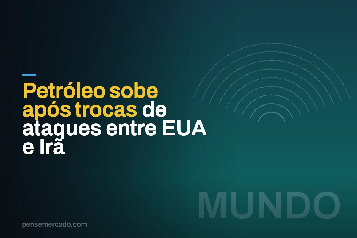 Petróleo sobe após trocas de ataques entre EUA e Irã