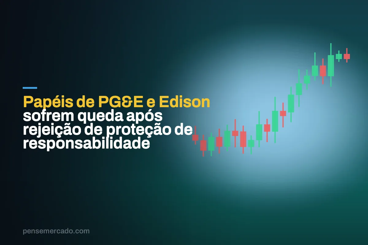 Papéis de PG&E e Edison sofrem queda após rejeição de proteção de responsabilidade