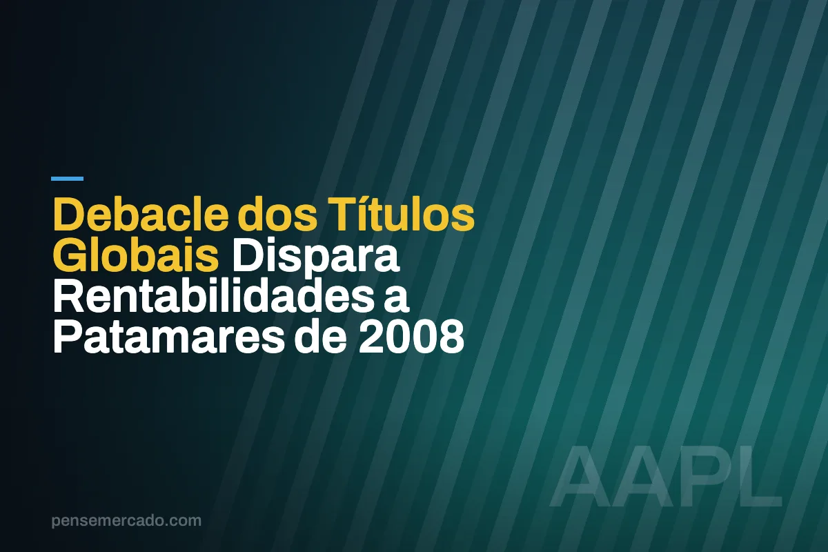 Debacle dos Títulos Globais Dispara Rentabilidades a Patamares de 2008