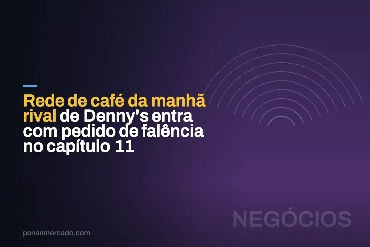 Rede de café da manhã rival de Denny's entra com pedido de falência no capítulo 11