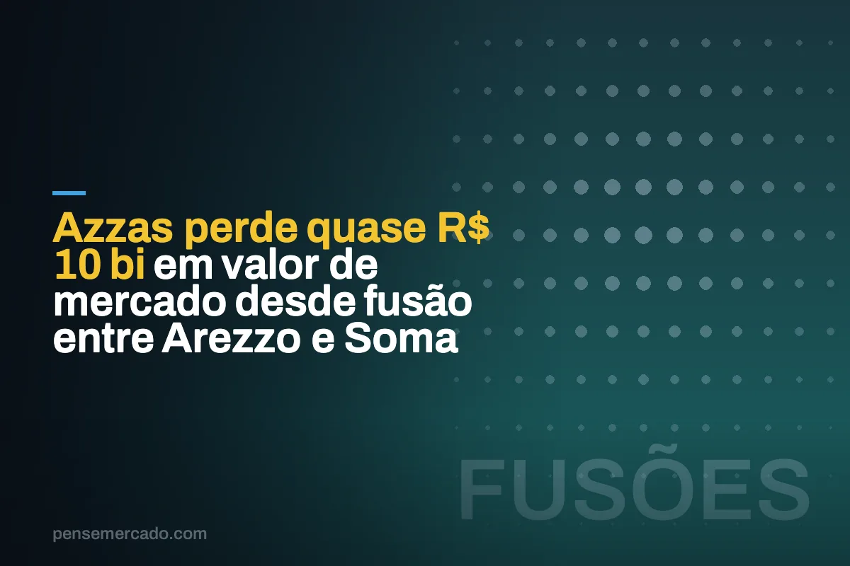 Azzas perde quase R$ 10 bi em valor de mercado desde fusão entre Arezzo e Soma