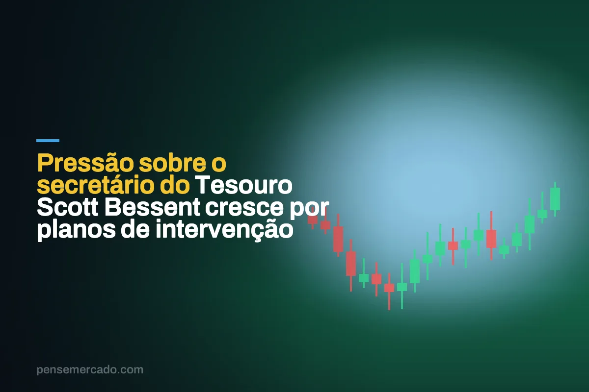 Pressão sobre o secretário do Tesouro Scott Bessent cresce por planos de intervenção
