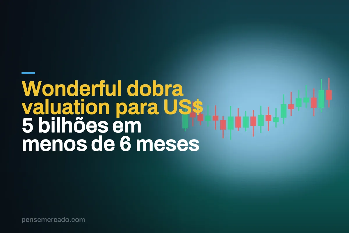 Wonderful dobra valuation para US$ 5 bilhões em menos de 6 meses