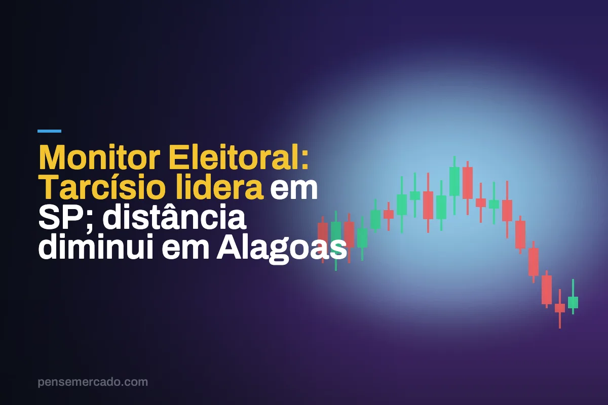 Monitor Eleitoral: Tarcísio lidera em SP; distância diminui em Alagoas