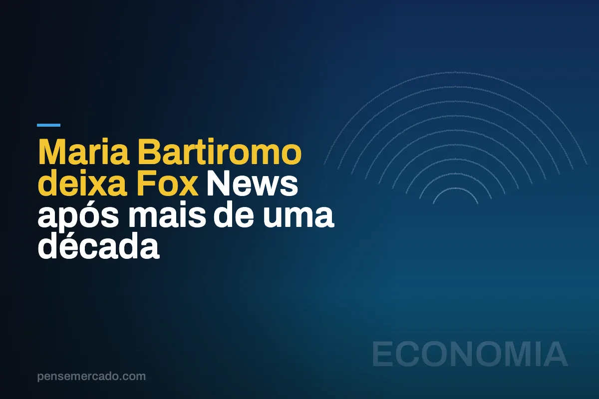 Maria Bartiromo deixa Fox News após mais de uma década