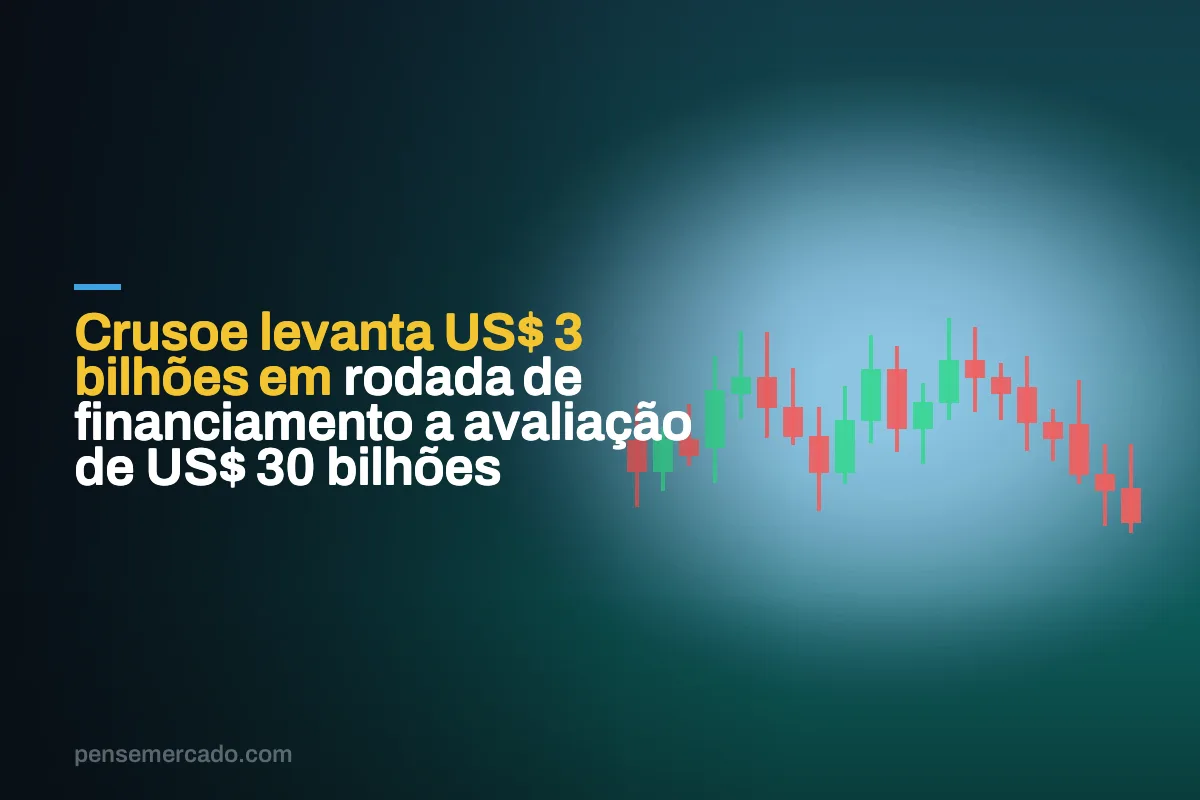 Crusoe levanta US$ 3 bilhões em rodada de financiamento a avaliação de US$ 30 bilhões