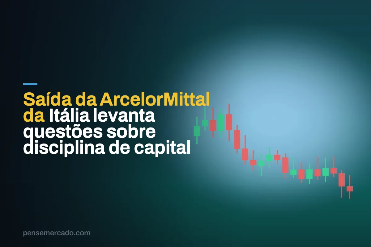 Saída da ArcelorMittal da Itália levanta questões sobre disciplina de capital