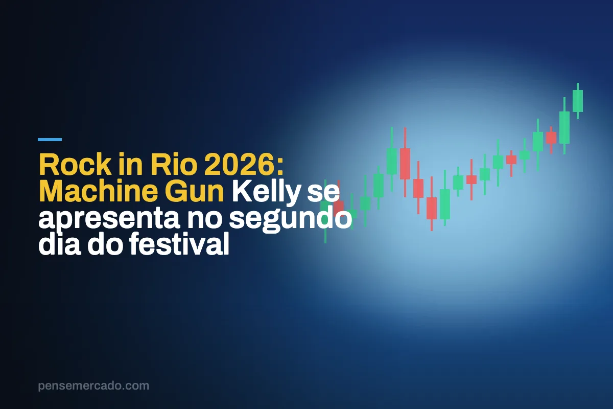 Rock in Rio 2026: Machine Gun Kelly se apresenta no segundo dia do festival