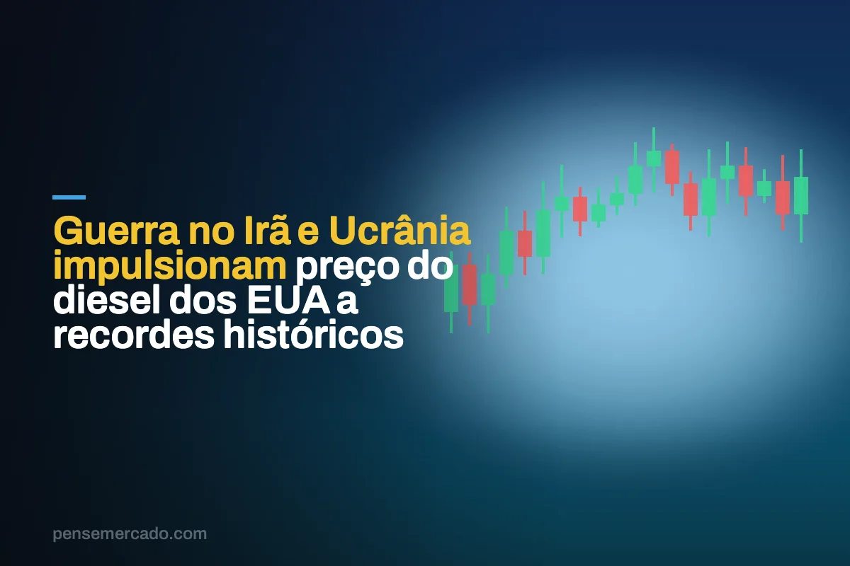 Guerra no Irã e Ucrânia impulsionam preço do diesel dos EUA a recordes históricos