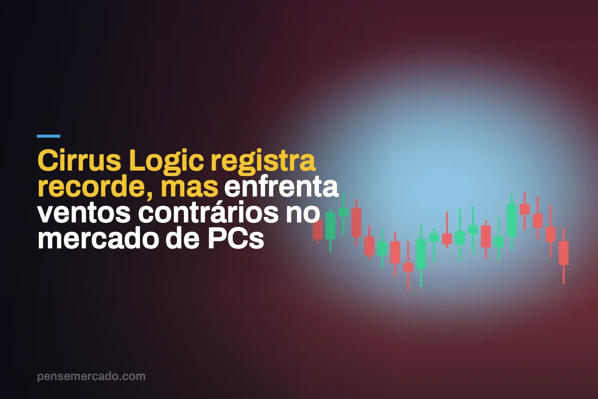 Cirrus Logic registra recorde, mas enfrenta ventos contrários no mercado de PCs
