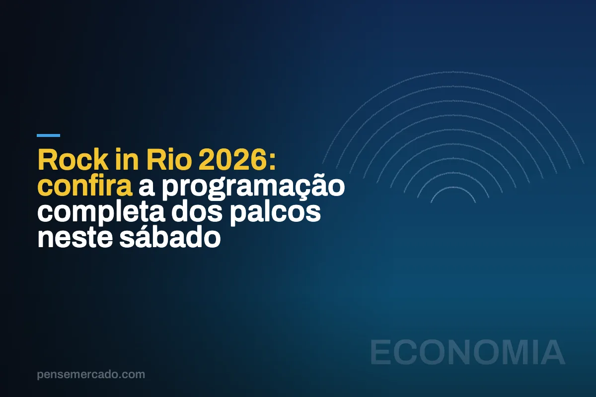 Rock in Rio 2026: confira a programação completa dos palcos neste sábado