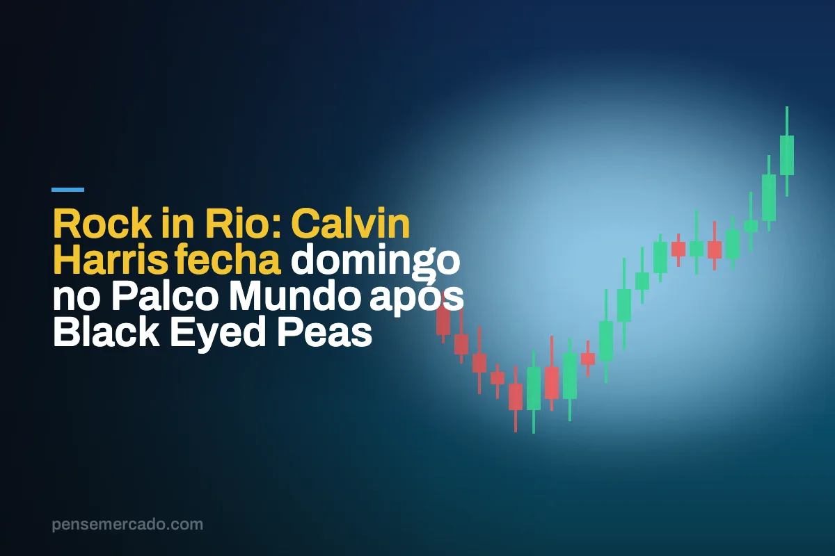 Rock in Rio: Calvin Harris fecha domingo no Palco Mundo após Black Eyed Peas