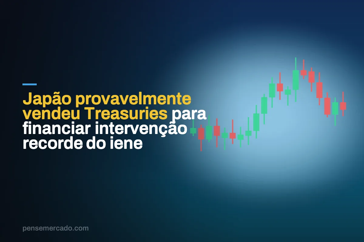 Japão provavelmente vendeu Treasuries para financiar intervenção recorde do iene