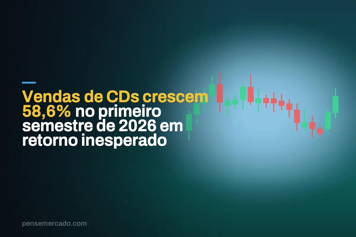 Vendas de CDs crescem 58,6% no primeiro semestre de 2026 em retorno inesperado