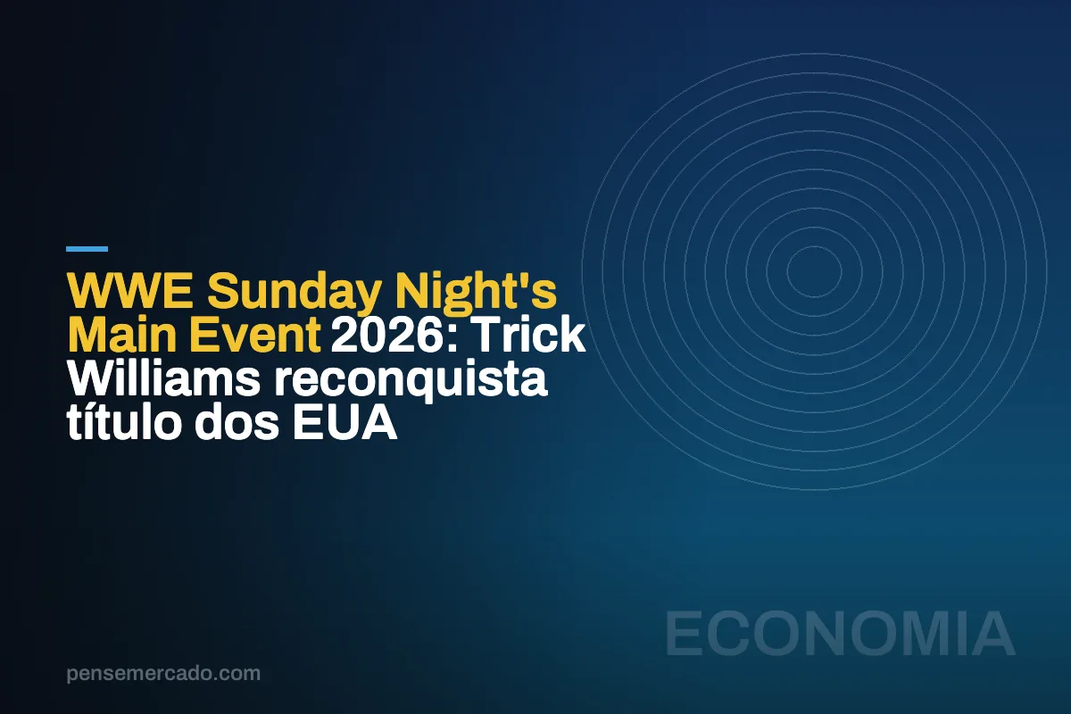 WWE Sunday Night's Main Event 2026: Trick Williams reconquista título dos EUA