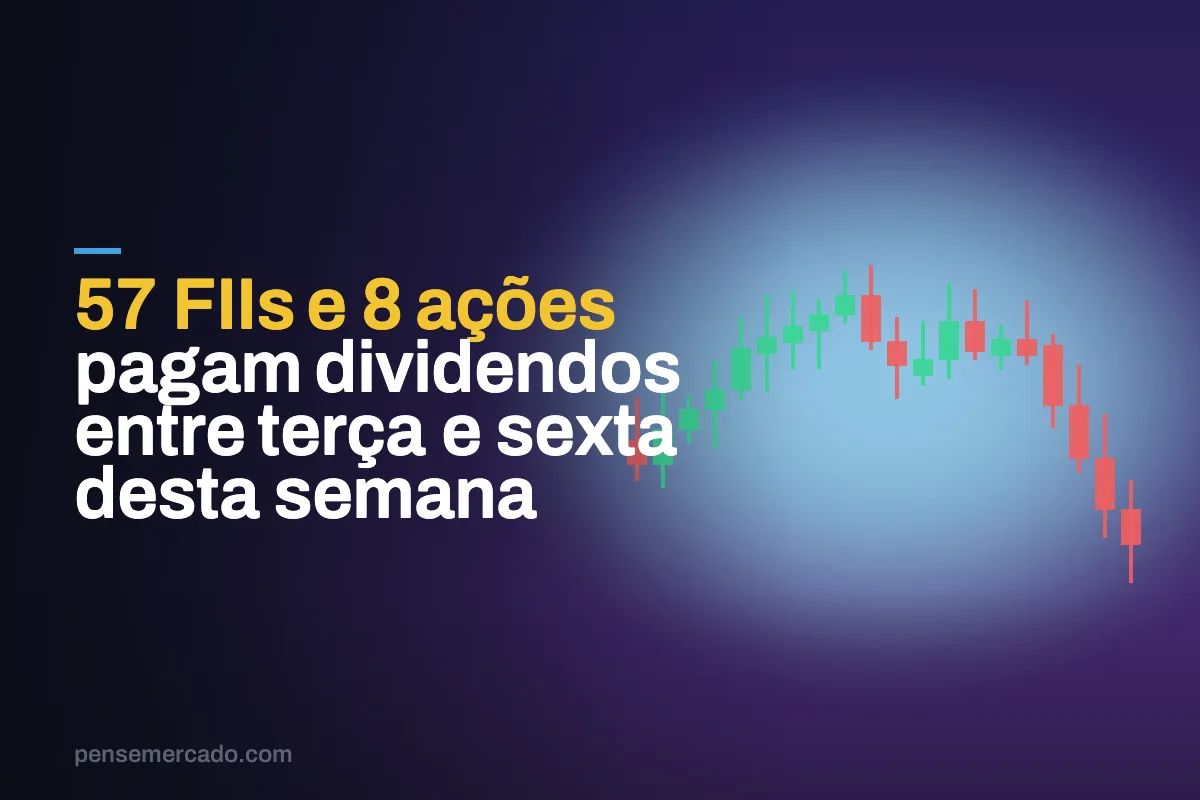 57 FIIs e 8 ações pagam dividendos entre terça e sexta desta semana