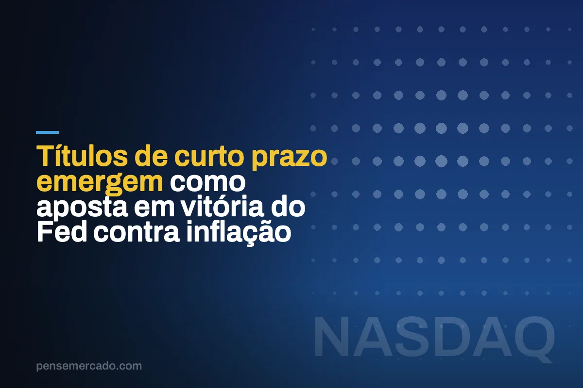 Títulos de curto prazo emergem como aposta em vitória do Fed contra inflação