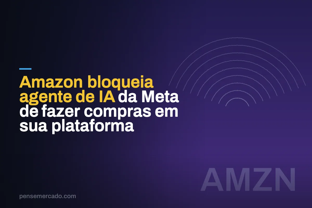 Amazon bloqueia agente de IA da Meta de fazer compras em sua plataforma