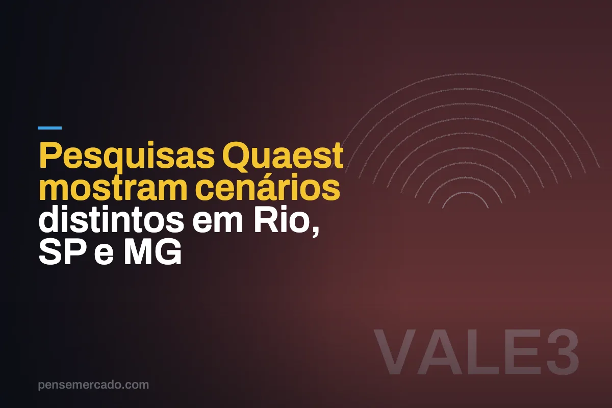 Pesquisas Quaest mostram cenários distintos em Rio, SP e MG
