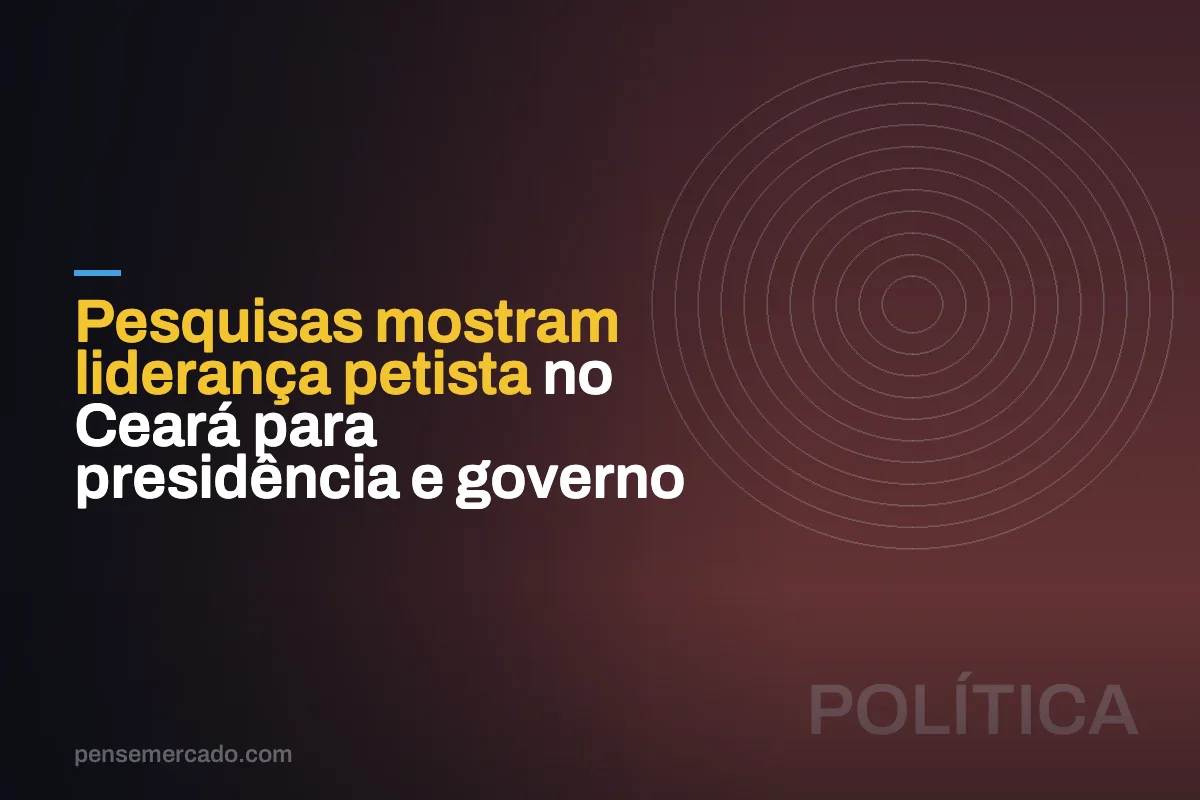 Pesquisas mostram liderança petista no Ceará para presidência e governo