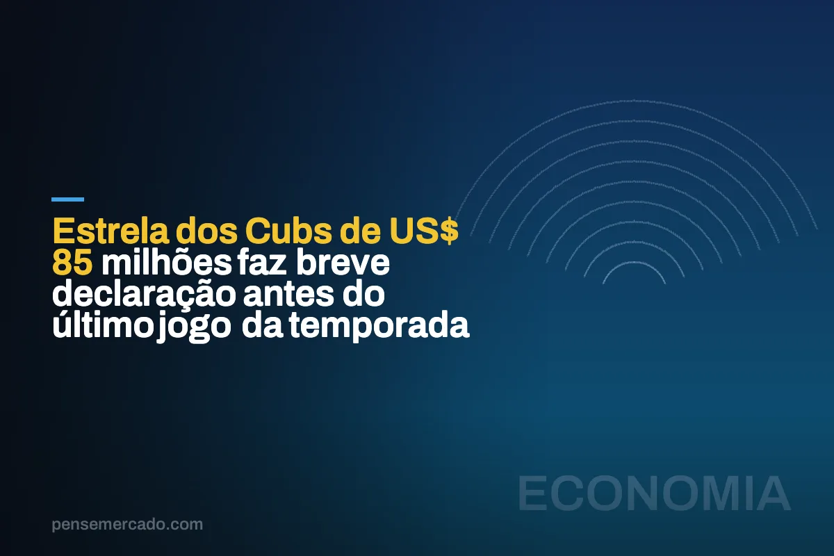 Estrela dos Cubs de US$ 85 milhões faz breve declaração antes do último jogo da temporada