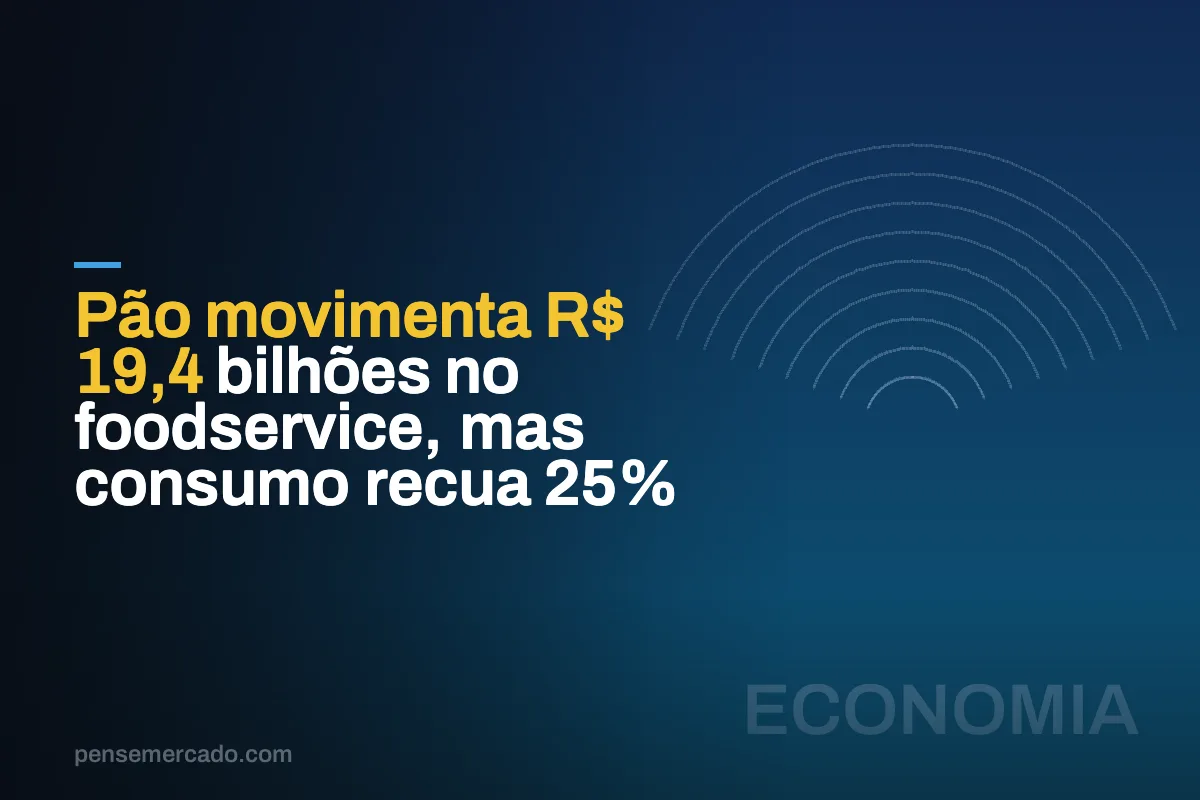 Pão movimenta R$ 19,4 bilhões no foodservice, mas consumo recua 25%
