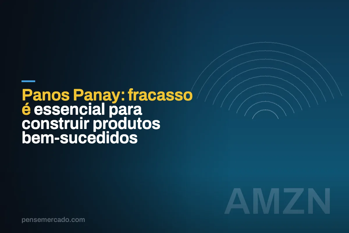 Panos Panay: fracasso é essencial para construir produtos bem-sucedidos