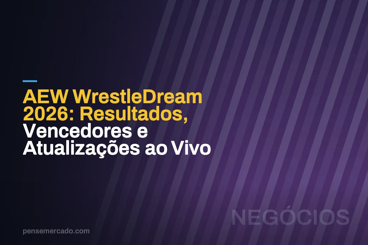 AEW WrestleDream 2026: Resultados, Vencedores e Atualizações ao Vivo