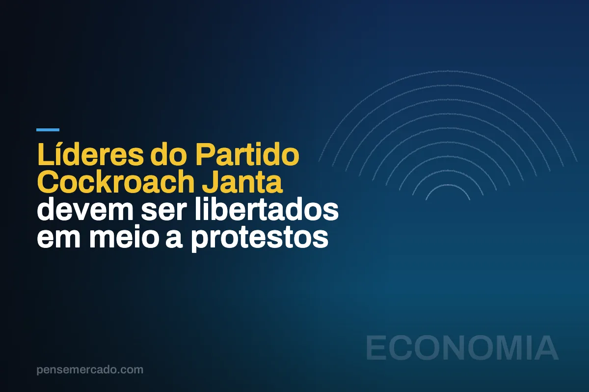 Líderes do Partido Cockroach Janta devem ser libertados em meio a protestos