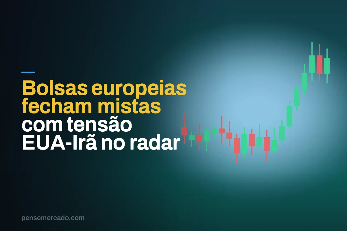 Bolsas europeias fecham mistas com tensão EUA-Irã no radar