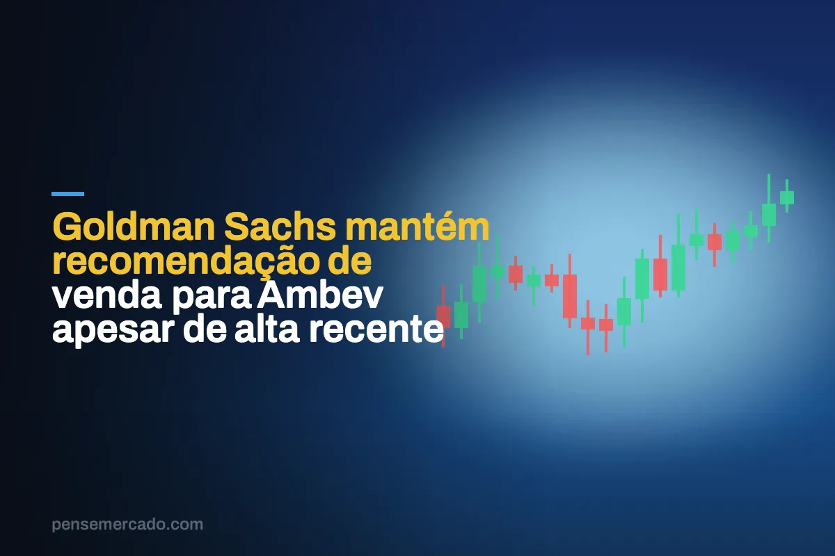 Goldman Sachs mantém recomendação de venda para Ambev apesar de alta recente