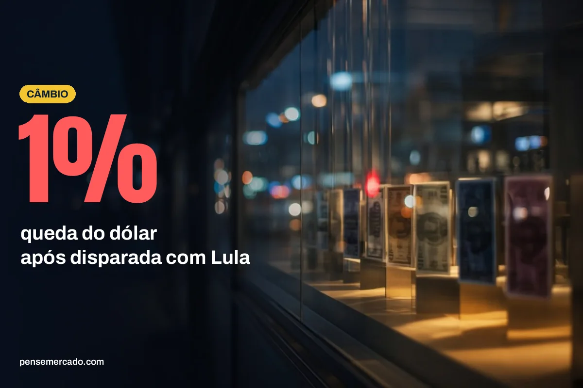 Dólar recua 1% a R$ 5,34 após disparar 8% com vitória de Lula