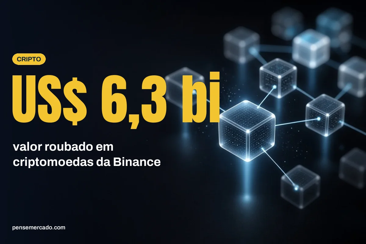 Binance suspende saques após hackers roubarem US$ 6,3 bilhões em criptomoedas